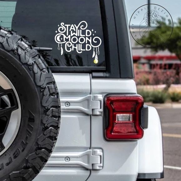 Stay Wild Moon Child Car Decal - Picture 1 of 5